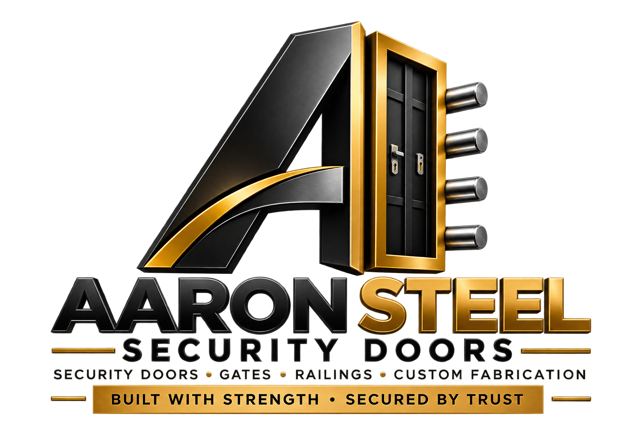 Aaron Steel Security Doors — Security Doors, Gates, Railings, Custom Fabrication. Built With Strength, Secured By Trust.